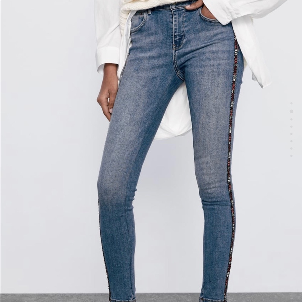 Zara mid rise skinny Z1975 ankle jean NWT